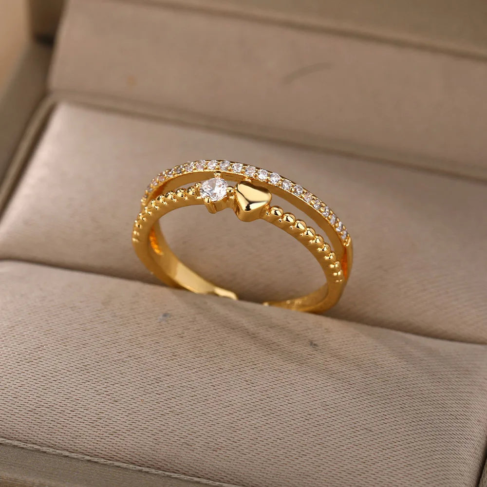 Anel Feminino Amor Perfeito