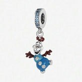 Berloque de Prata 925 Charm Olaf Feliz Disney Frozen ❄️☃️