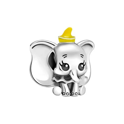 Berloque de Prata 925 Dumbo 🐘💛