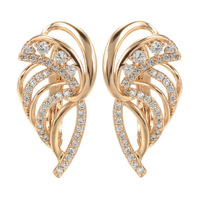 Brincos Femininos Celestiais com Zircônia