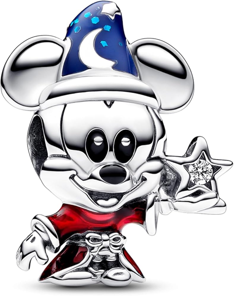 Berloque de Prata 925 Mickey & Minnie Halloween – Disney 🐭✨