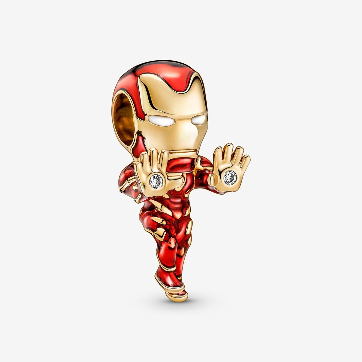 Berloque de Preta 925 Charm Homem de Ferro Disney Marvel 🦾🔥