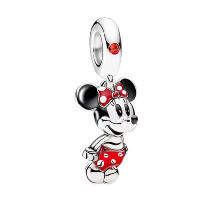 Berloque de Prata 9255 Minnie Encanto Vermelho – Disney 🎀