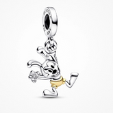 Berloque de Prata 925 Disney Oswald, o Coelho Sortudo 🐇💛