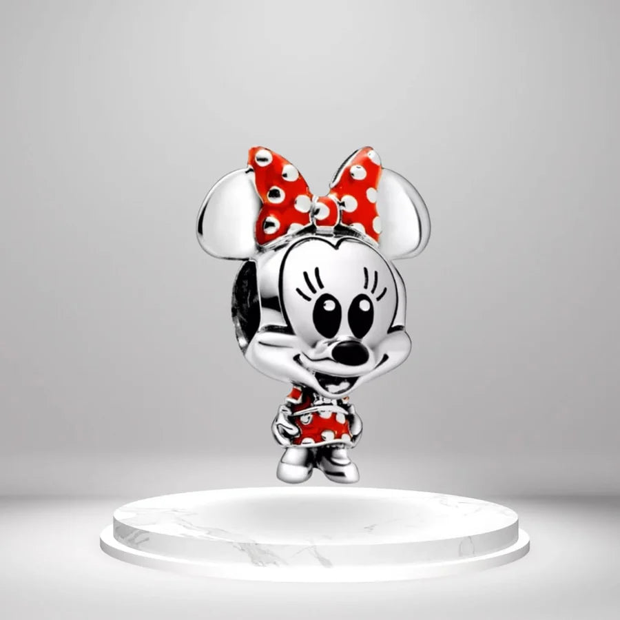 Berloque Prata 925 Charm Minnie Mouse Disney ❤️🎀