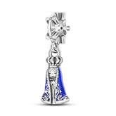 Berloque de Prata 925 Nossa Senhora Aparecida 💙🙏