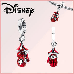 Berloque de Prata 925 Spider-Man Pendurado  Oficial Disney 🕸️
