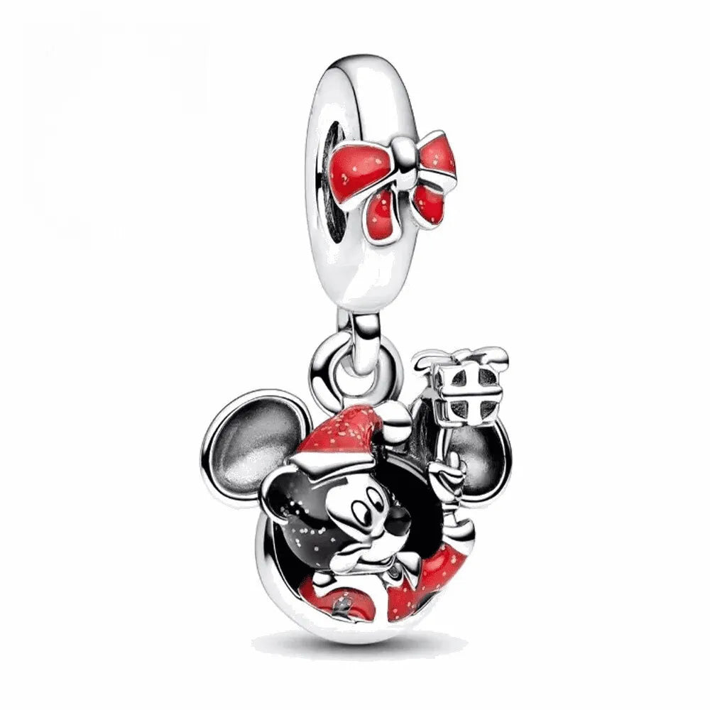 Berloque de Prata 925 Minnie Encanto Vermelho Disney 🎀