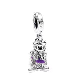 Berloque de Prata 925 Disney Minnie Viajante ✈️💜